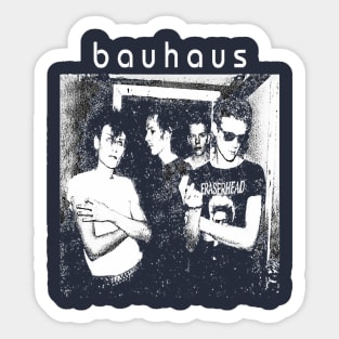 Darkwave Chronicles Bauhaus Band Influence On Gothic Aesthetics Sticker